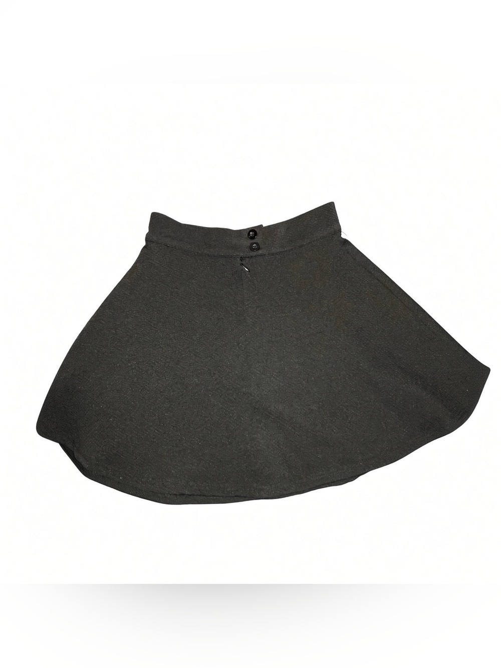 Black Knit Flared Mini Skirt-S✨NWOT - Picture 3 of 4
